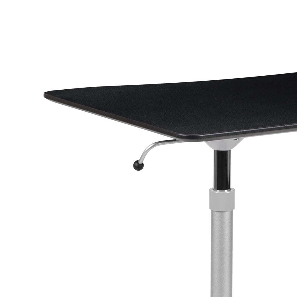 Black Sit-Stand Computer Desk I259