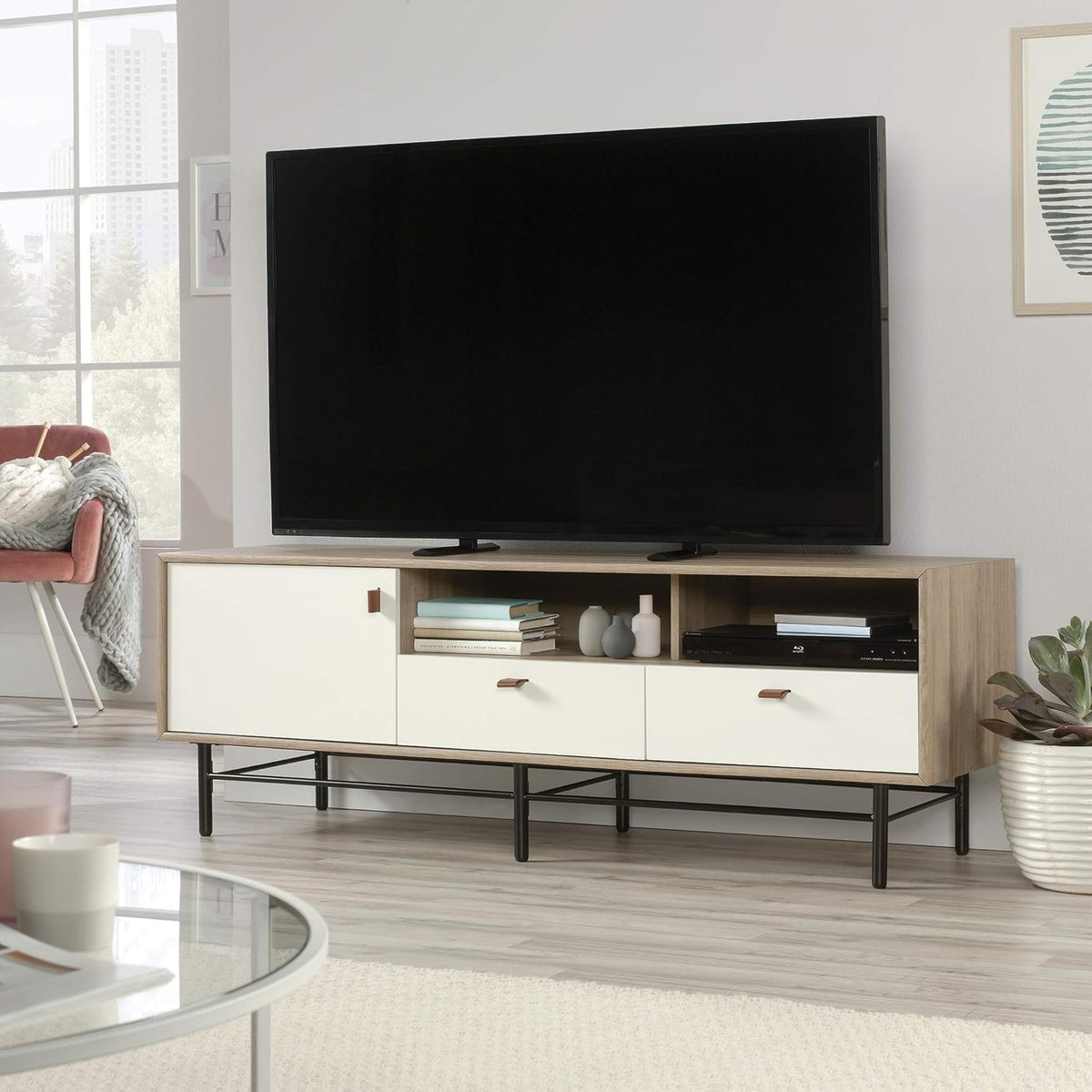Credenza, Sky Oak Finish O5396