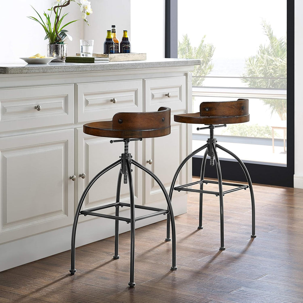 Natural Industrial Stool V533099