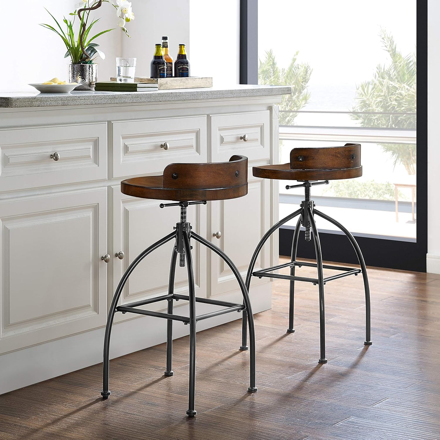 Natural Industrial Stool V533099