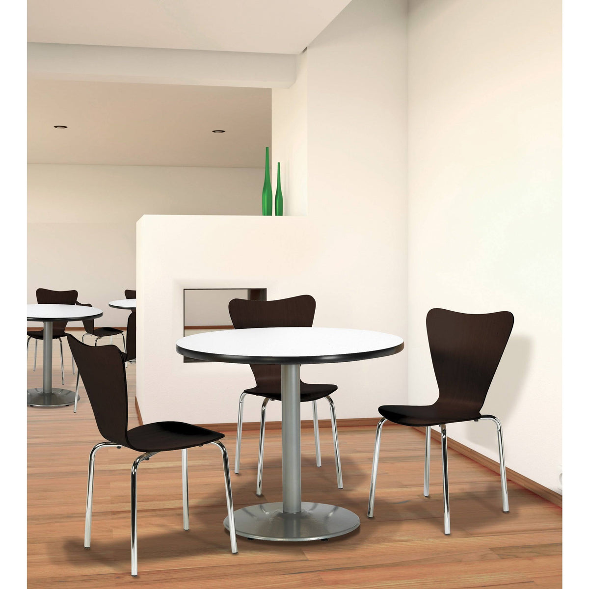 Espresso Wood Cafe Chair J40427