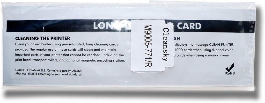 Printer Cleaning Cards Kit, Pack of 10 pcs Long T-Card and 1 Cleaning Pen A3712