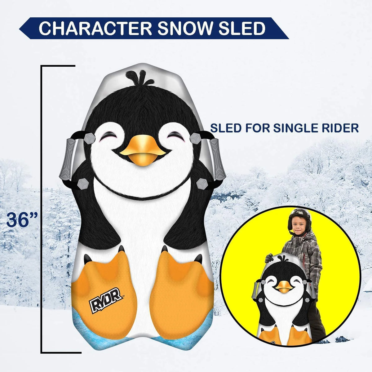 36" Foam Snow Sled A72206