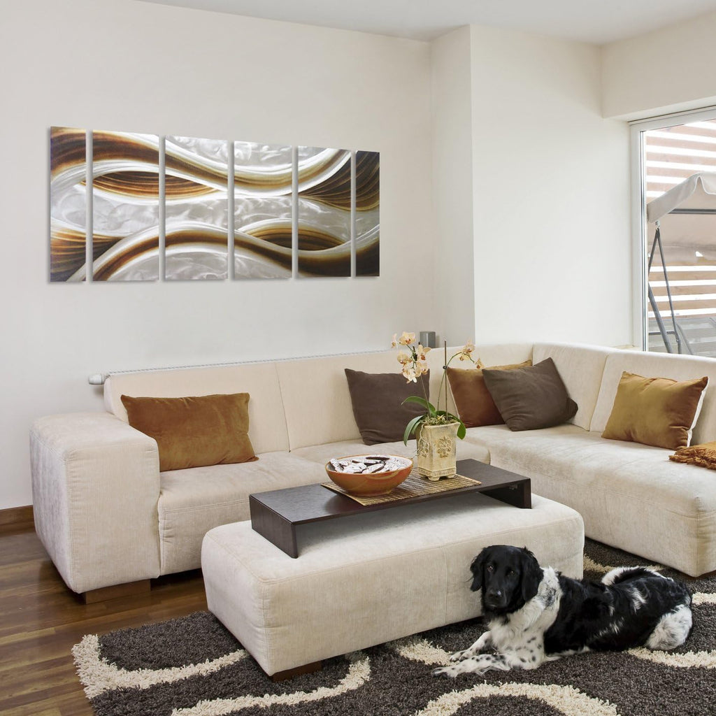 3D Metal Wall Art 6-Panels 24 x 65 O53370
