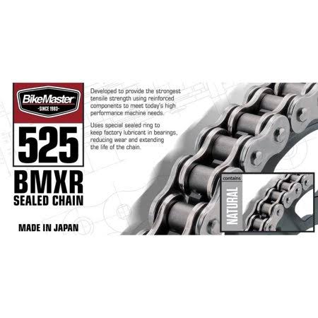 525 Bmxr Series X-Ring Chain - 120 Links - Red X3549