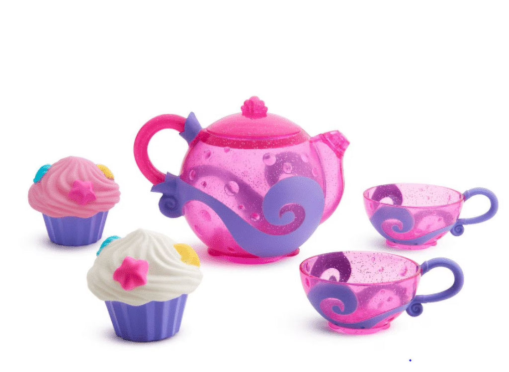 5 Piece Toddler Bath Tea and Cupcake Set, Pink S92497