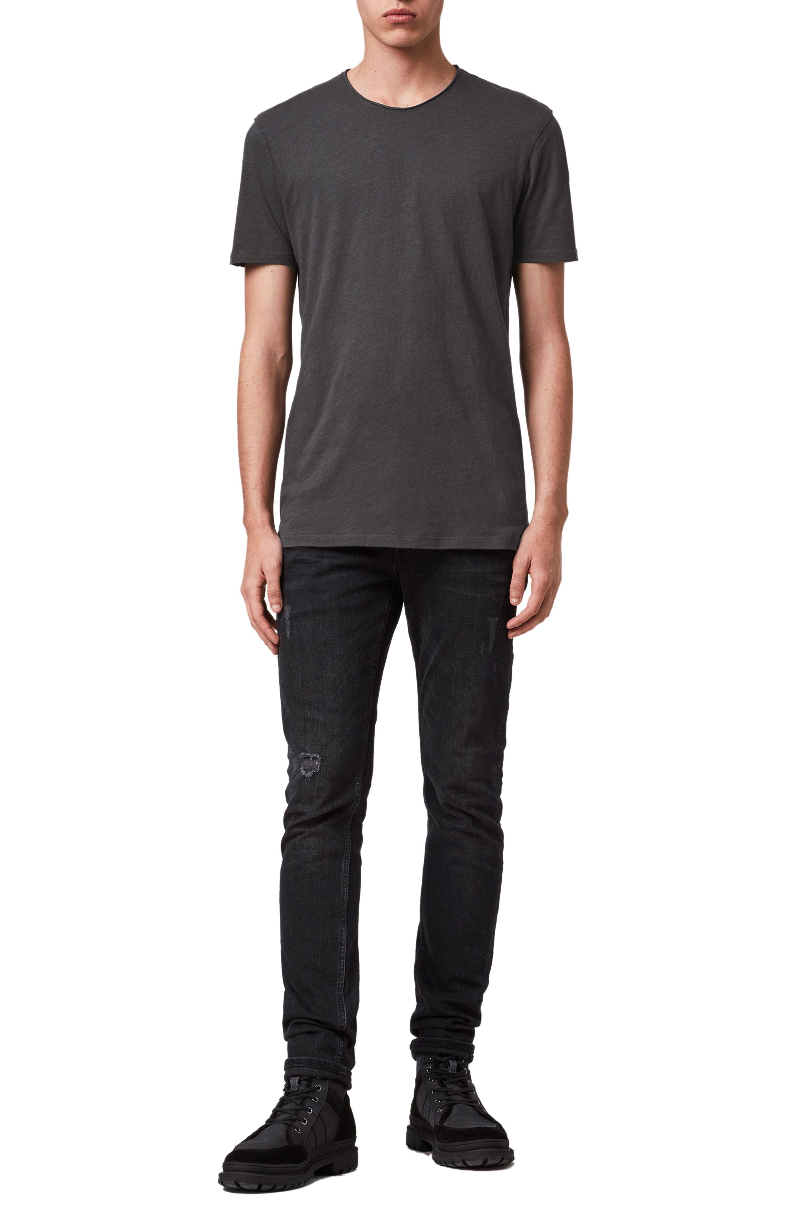Black Raw Edge Tee J439798