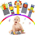 5Pack Baby Foot Finders Socks Wrist Rattles Infant Hand Foot Rattle Socks Toys H2424