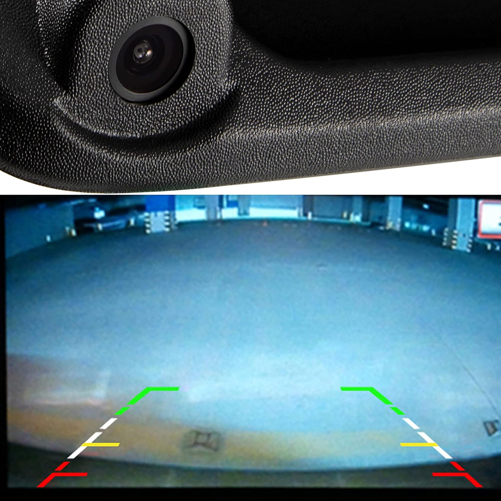 Rear View Backup Camera with Tailgate Handle Black T361