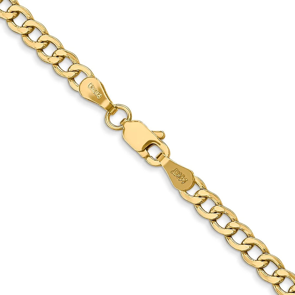 14 Karat Yellow Gold Curb Link Chain O974