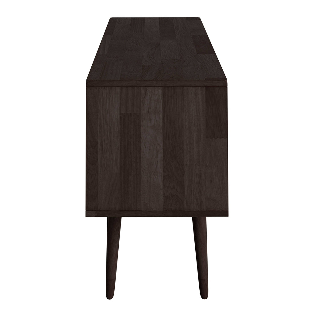 Brown Wood Entertainment Cabinet with Doors W204428