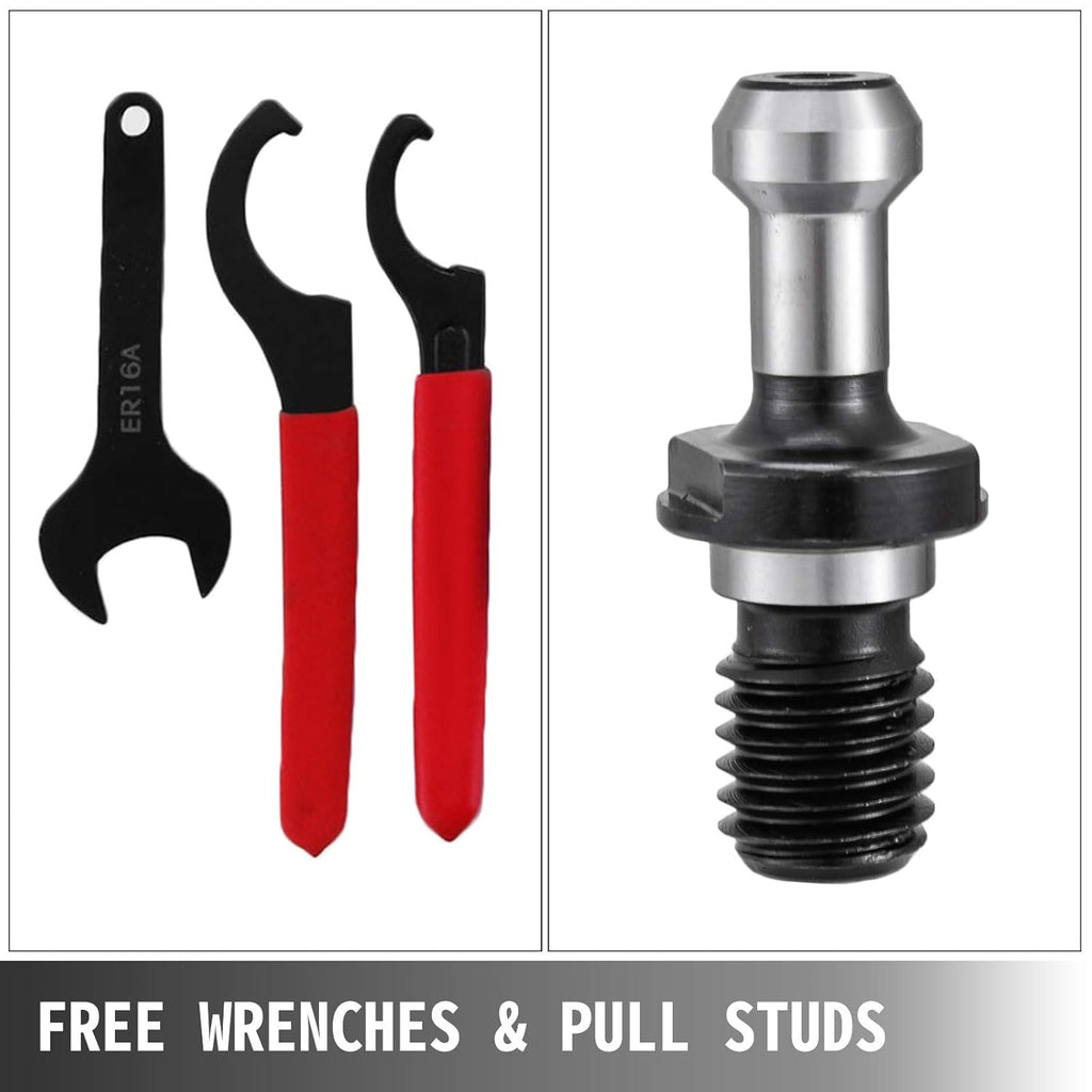 CAT40 ER32 ER16 Spring Steel Collet Set T540661