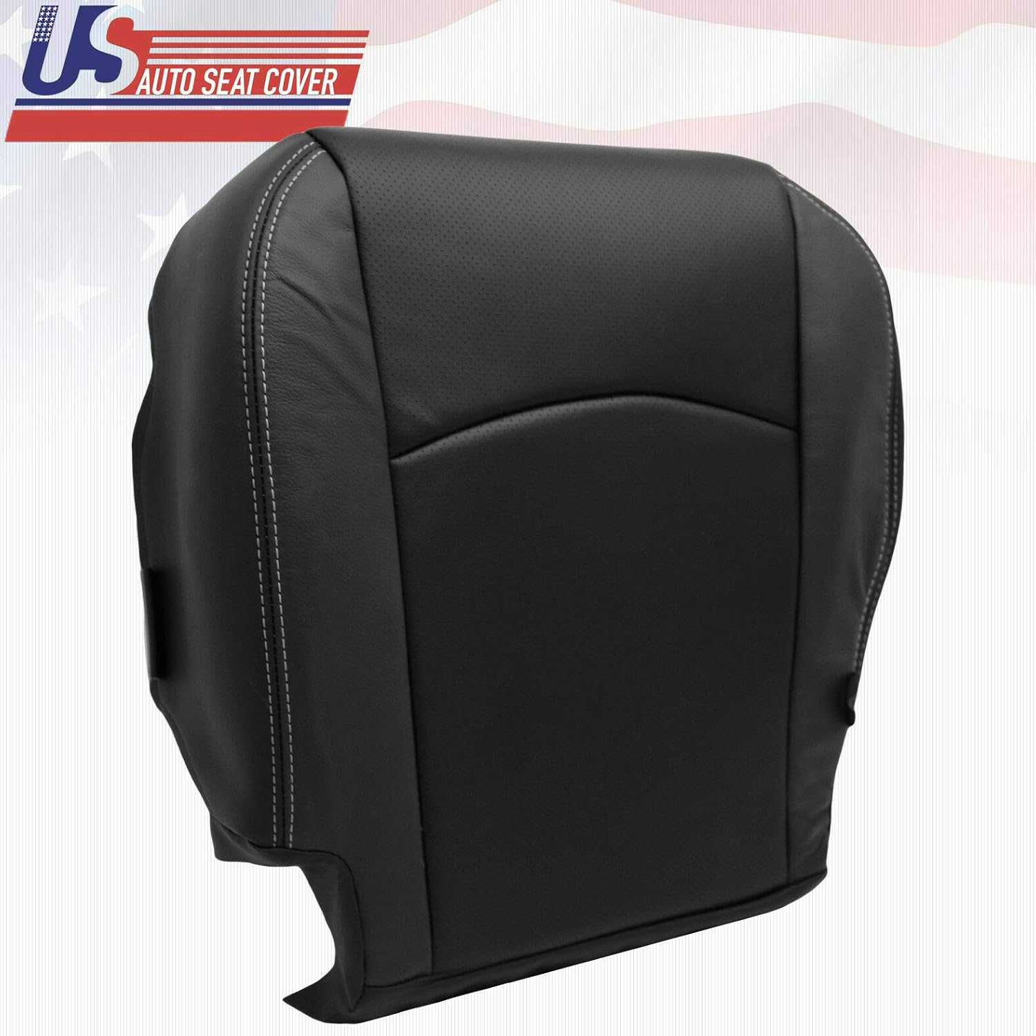 Perforated Leather Driver Bottom Seat Cover for Dodge Ram Laramie V939075