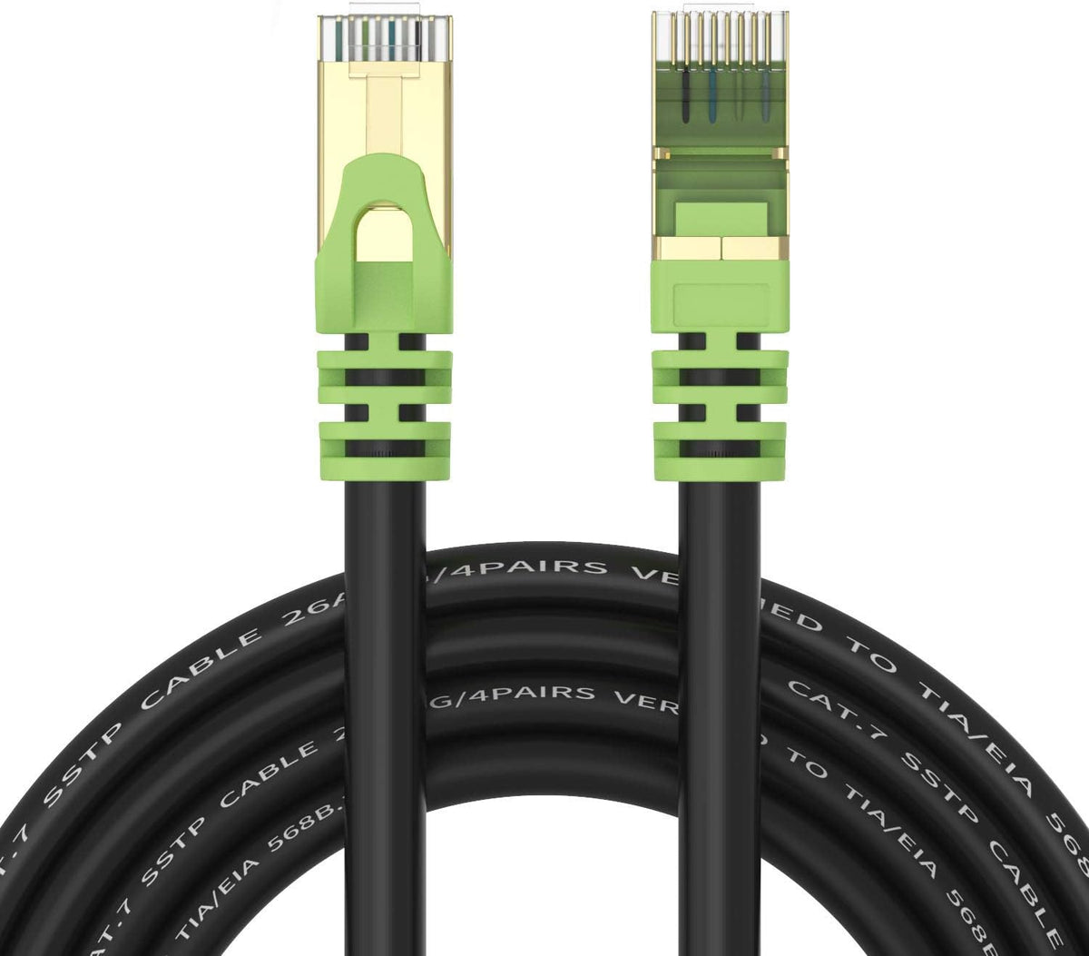 Cat7 Ethernet Cable 300ft 26AWG Heavy-Duty SFTP Waterproof Direct Burial G3417