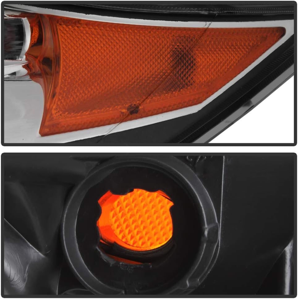 Projector Headlights Headlamps Assembly Left+Right H595