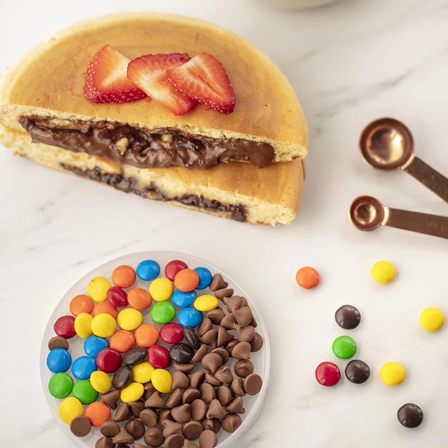 Giant Stuffed Pancake Maker Electric Nonstick J175