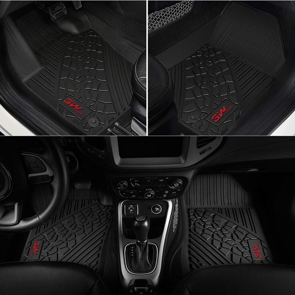 Black Cargo Mat for Jeep Wrangler JL 2018-2021 4-Door Trunk Liner N226464