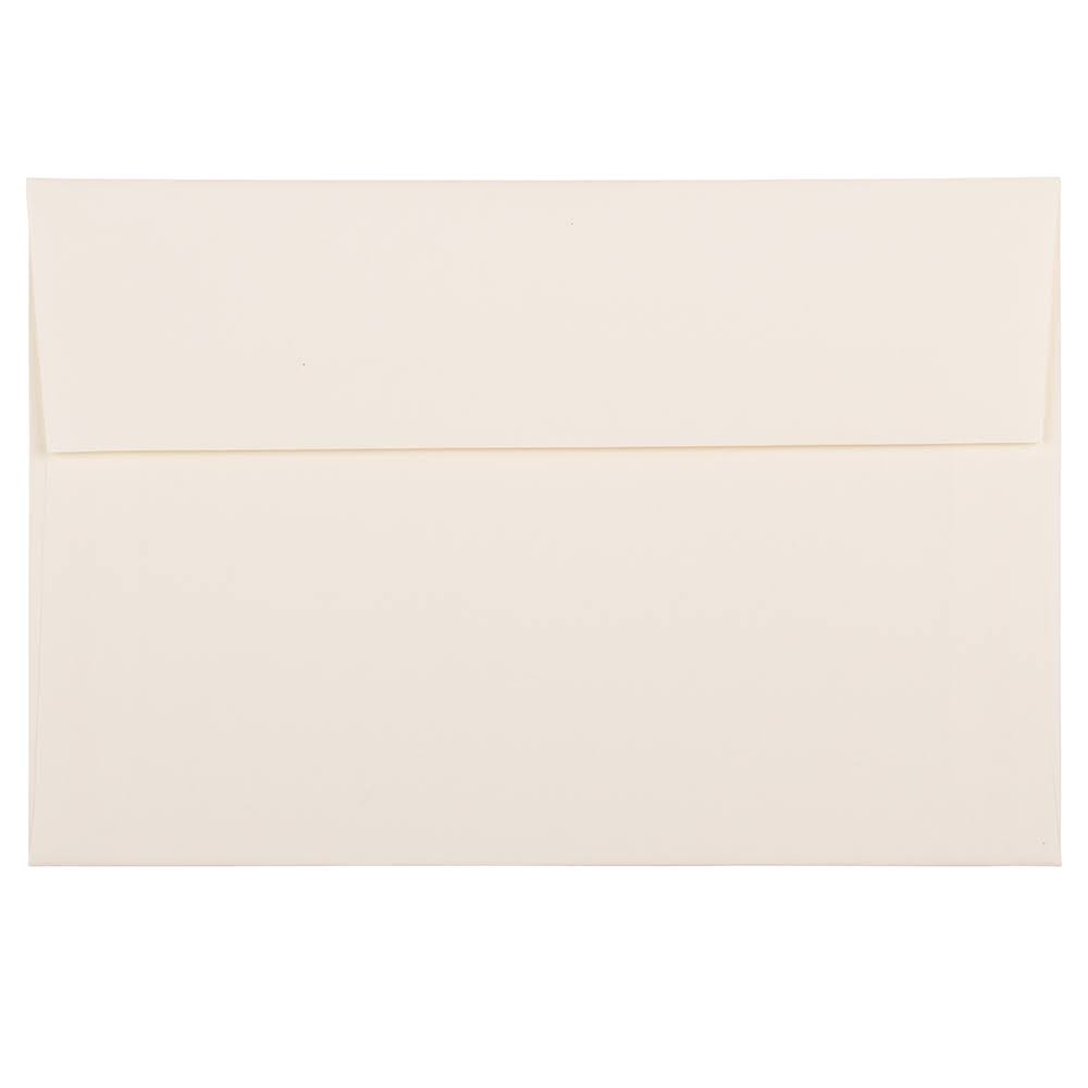 Invitation Envelopes, 5 1/2 x 8 1/8, Natural White Linen, Bulk 1000/Carton N2190