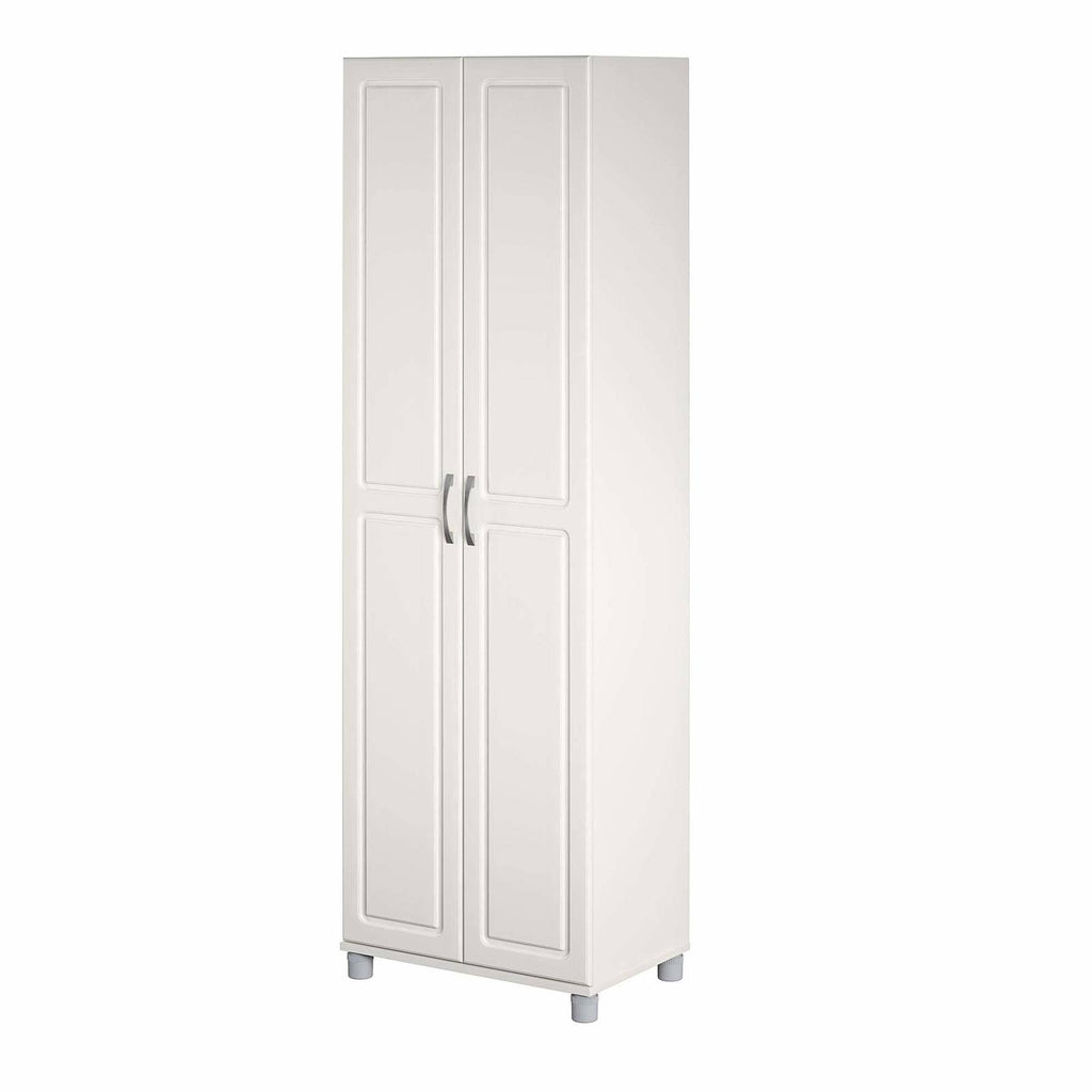 White Utility Storage Cabinet I79403