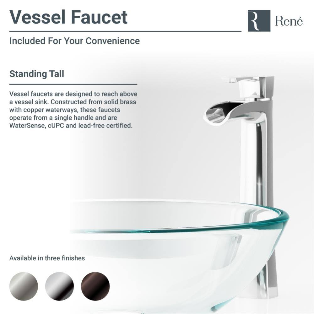 Vessel Sink with Faucet V7637
