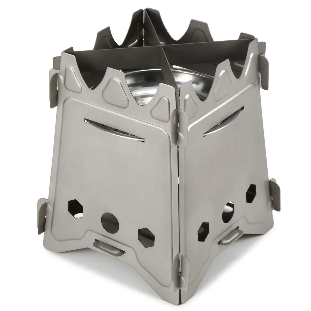 Ultralight Folding Titanium Camping Cooking Set C2939