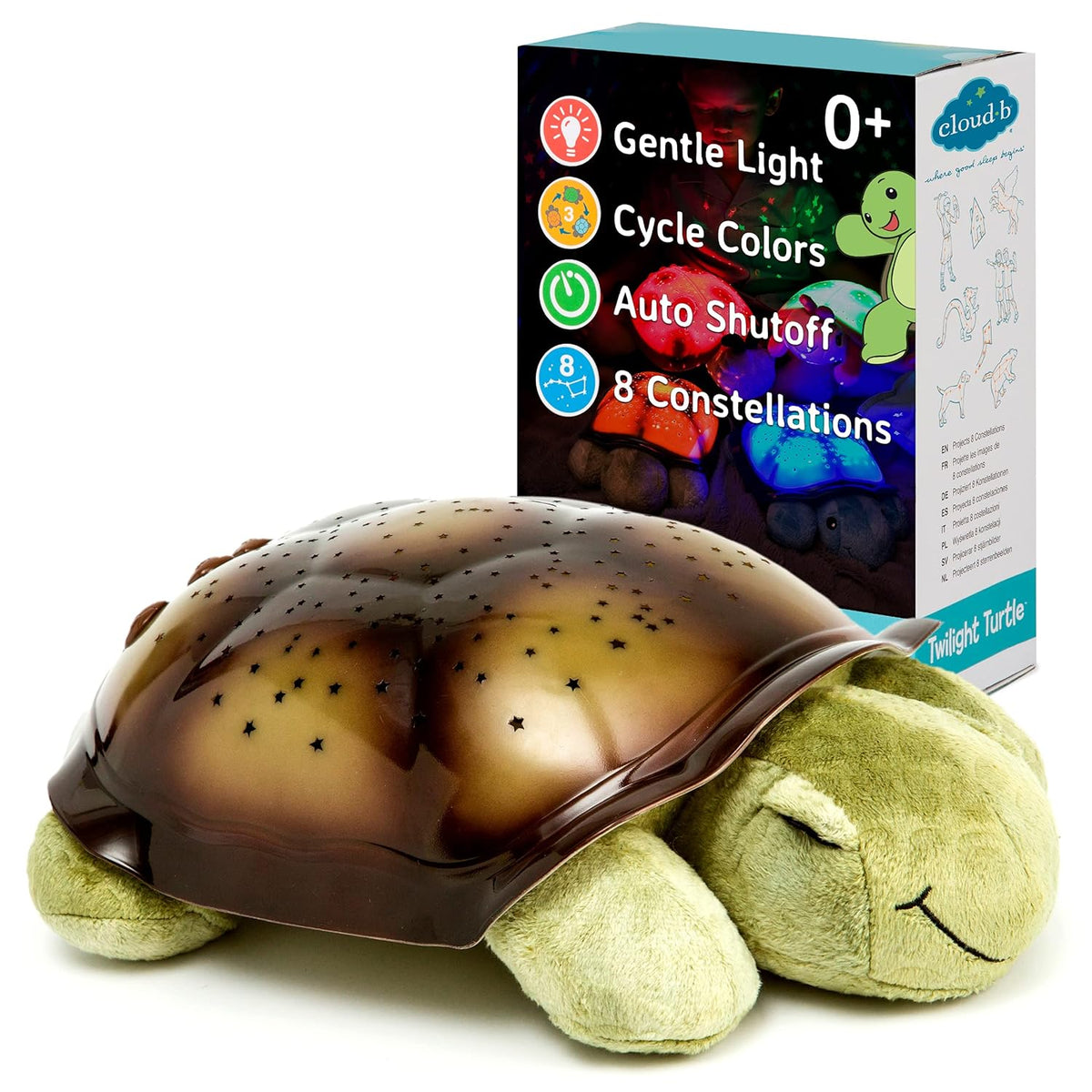 Twilight Turtle Green Star Projector Nightlight U636785