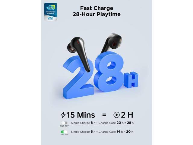 True Wireless Earbuds with Active Noise Cancelling F732650