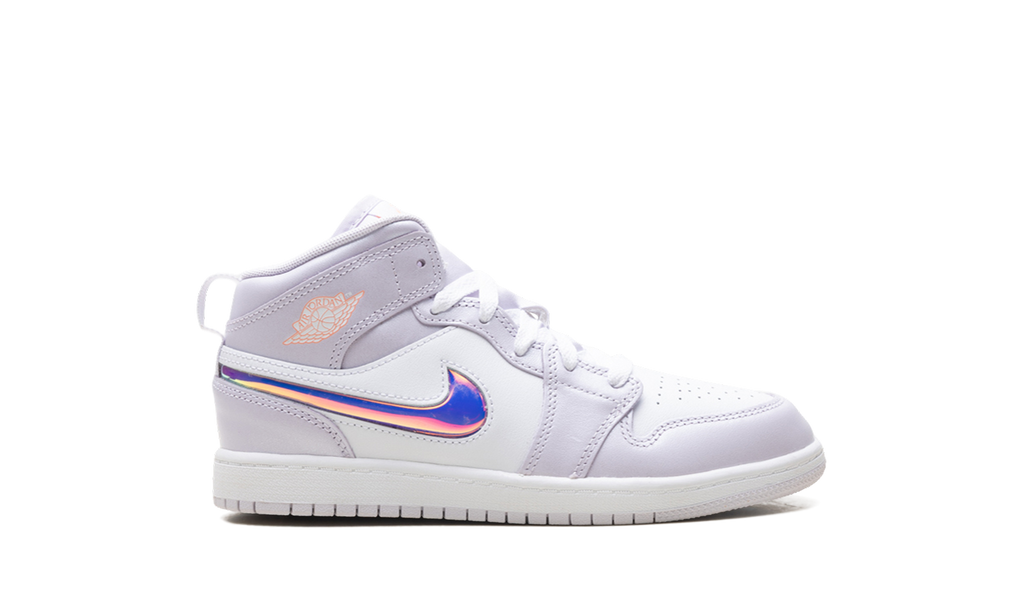 Jordan 1 Mid SE PS "Barely Grape Iridescent Swoosh" IM4420 500