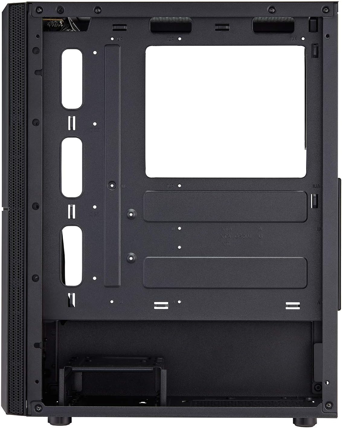 ATX Mid Tower PC Gaming Case with Tempered Glass Side Panel D5809