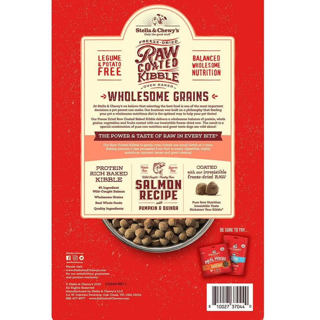 Raw Coated Kibble Dry Dog Food with Wild Caught Salmon Q957