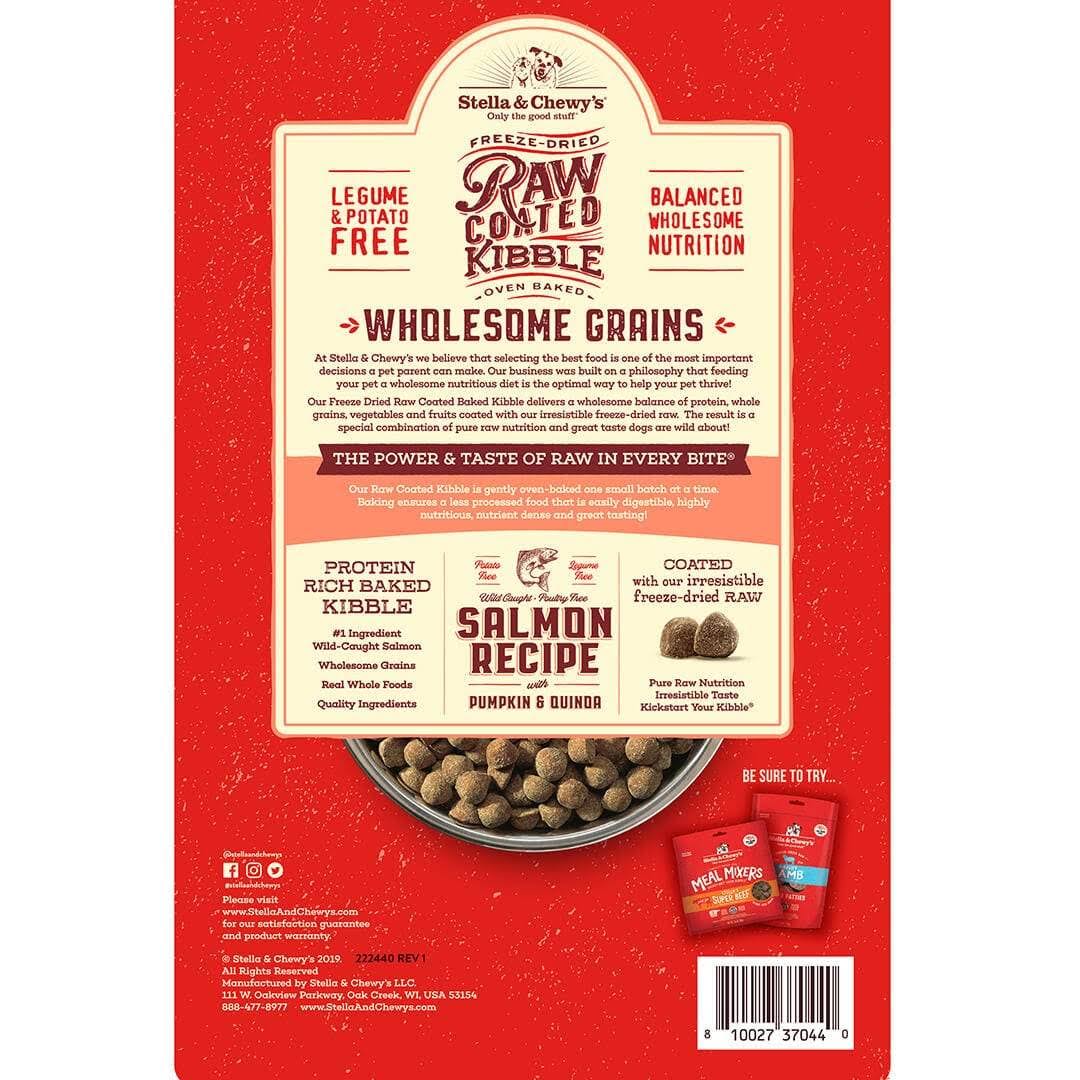 Raw Coated Kibble Dry Dog Food with Wild Caught Salmon Q957