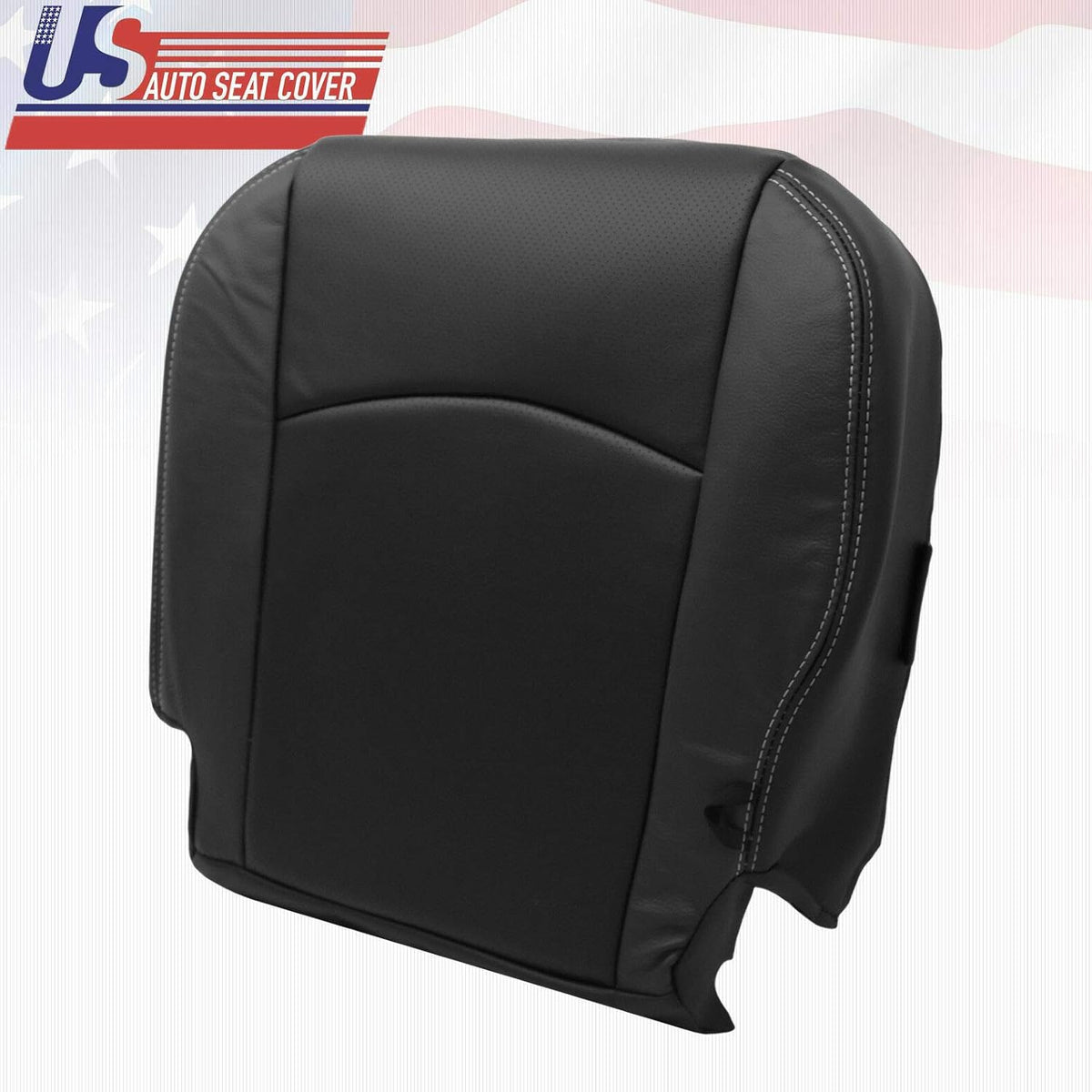Perforated Leather Driver Bottom Seat Cover for Dodge Ram Laramie V939075