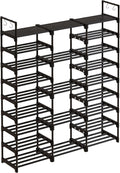9 Tiers Shoe Rack Black L16765