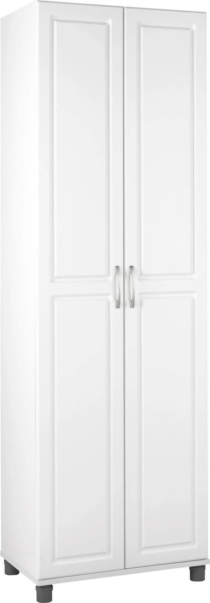 White Utility Storage Cabinet I79403
