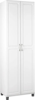 White Utility Storage Cabinet I79403