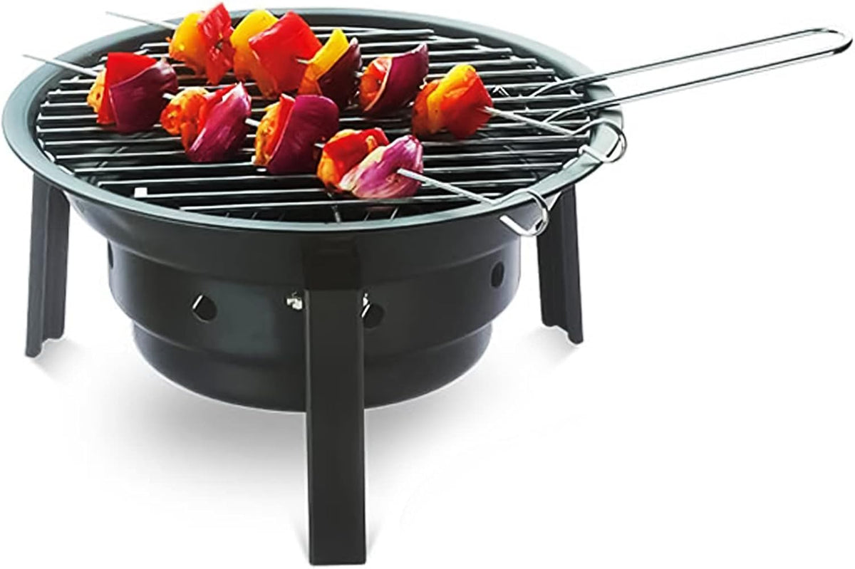 Portable Charcoal Grill with 12.2” Grill Plate Q6152