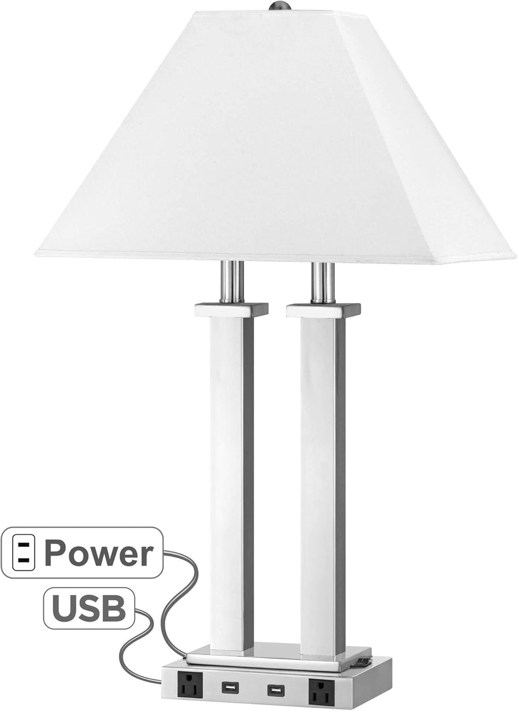 Two Light Desk Lamp 17.00 inches F16973