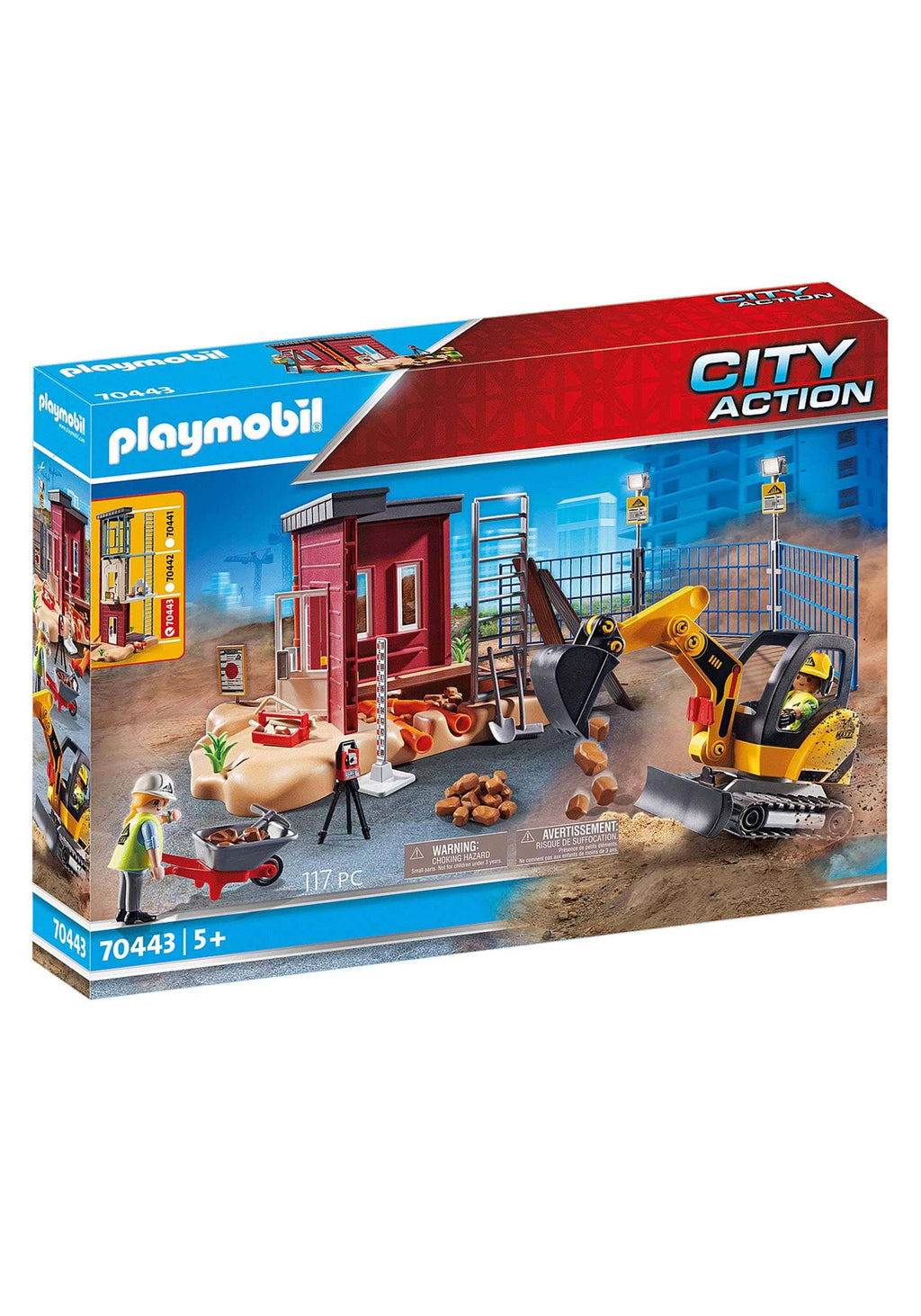 Mini Excavator with Building Section K86670