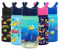 14oz Insulated Stainless Steel Water Bottle with Straw Lid G161316