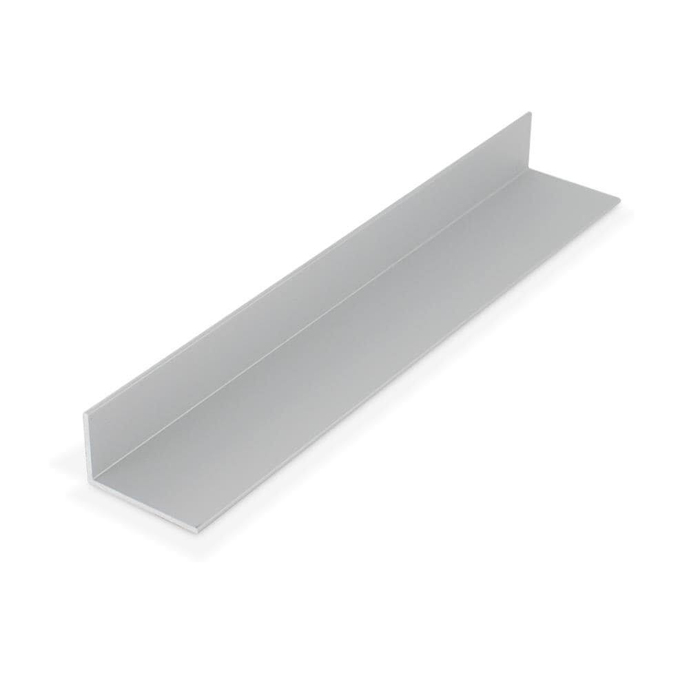Satin Finish Aluminum Angle Moulding, 36 inch Lengths, Pack of 4 H868