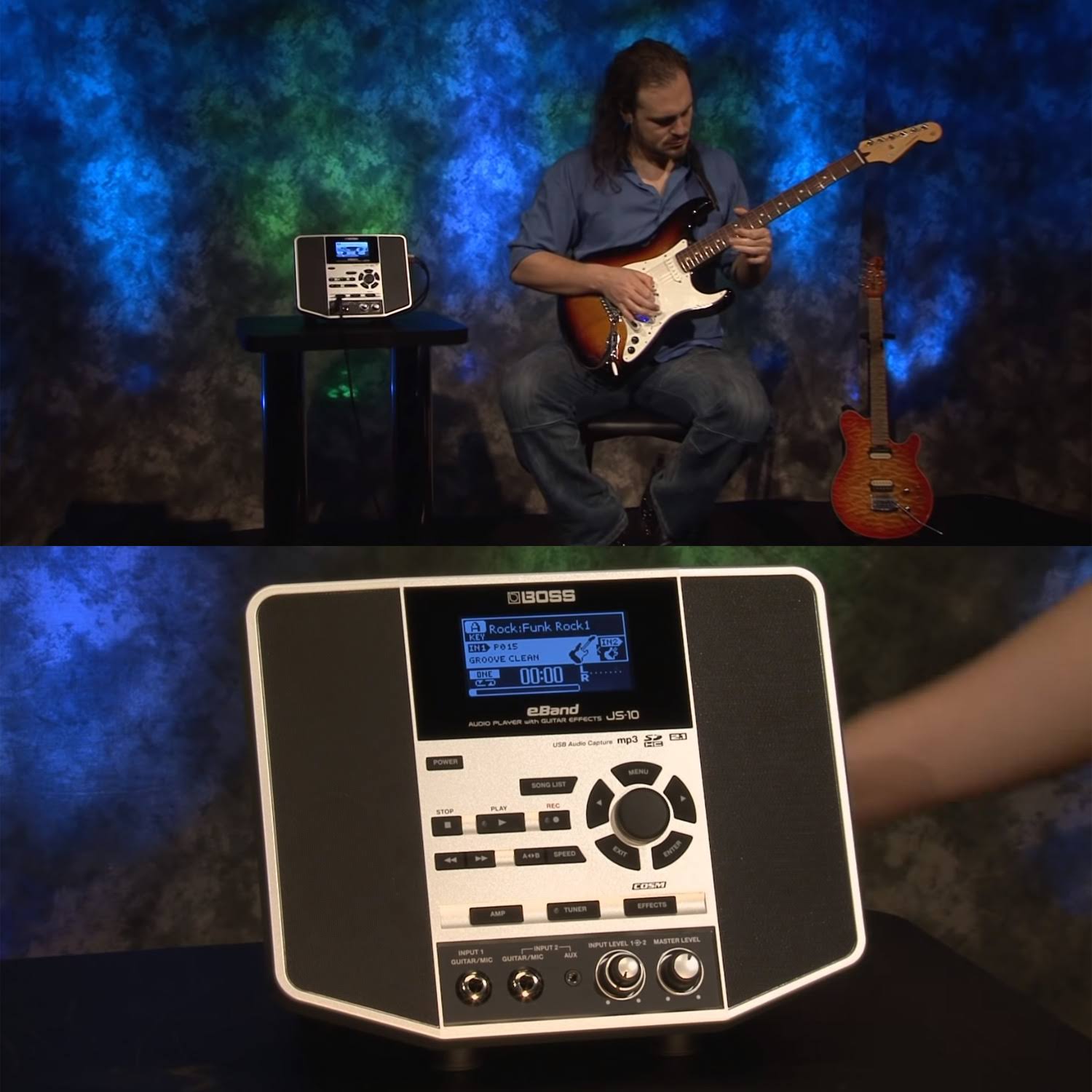 Audio Player with Guitar Effects C534