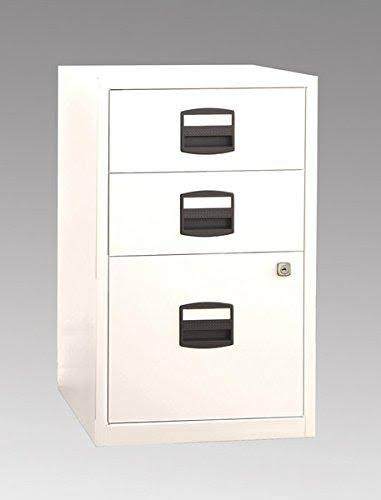 Green Three Drawer Steel Filing Cabinet R3307