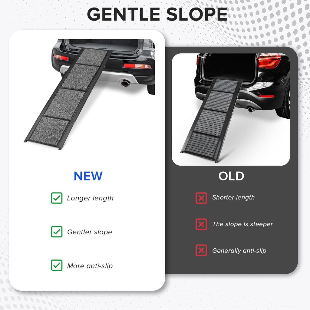 67’’ Foldable Dog Car Ramp with Non-Slip Surface R26283