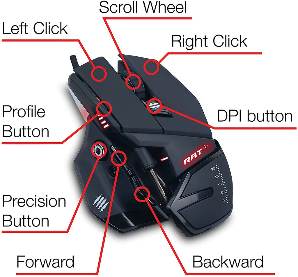 Black Optical Gaming Mouse I164