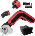 Cordless Electric Scissors Screwdriver 3.6V Rechargeable Power Multitool Pack of 2 F427672