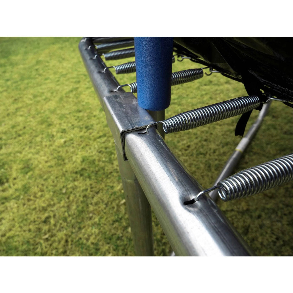 Blue Rectangular Trampoline with Safety Net Siding V320