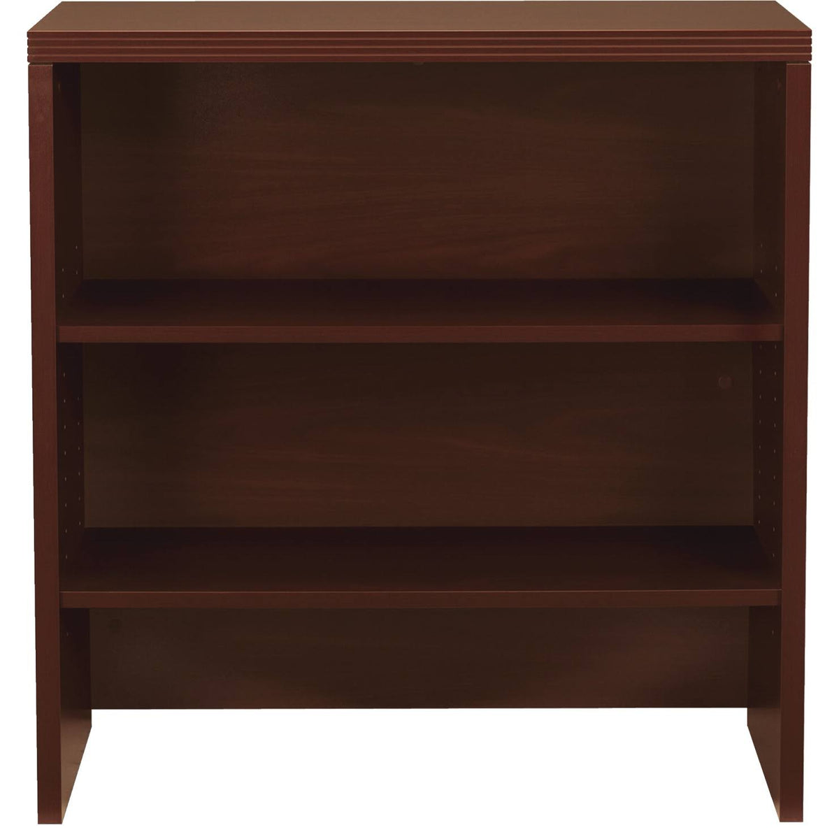 Mahogany 2-Shelf Hutch Bookcase X7553
