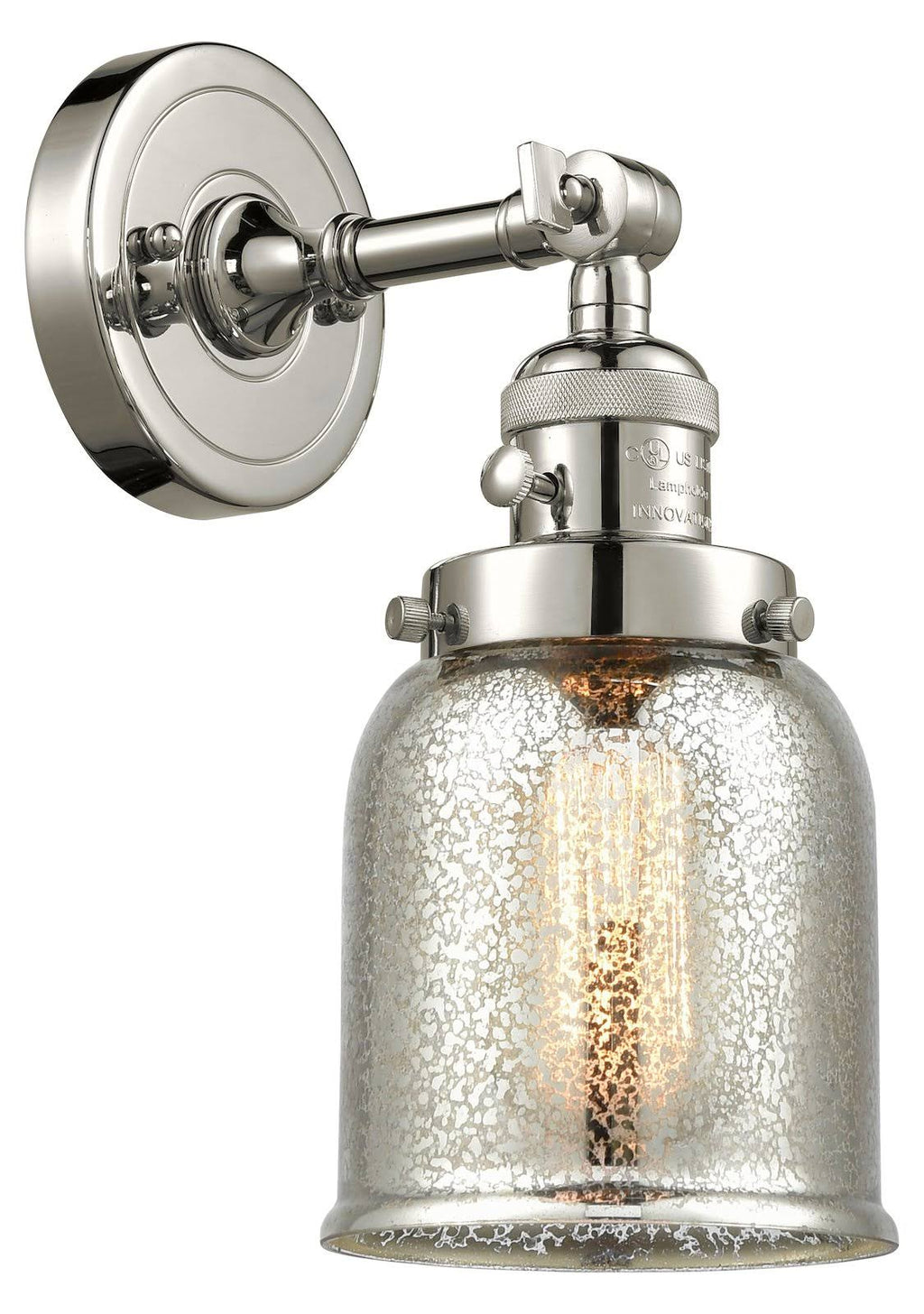 Nickel 1 Light Sconce V7273