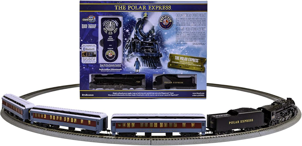 The Polar Express Electric HO Gauge Model Train Set with Remote and Bluetooth V8330