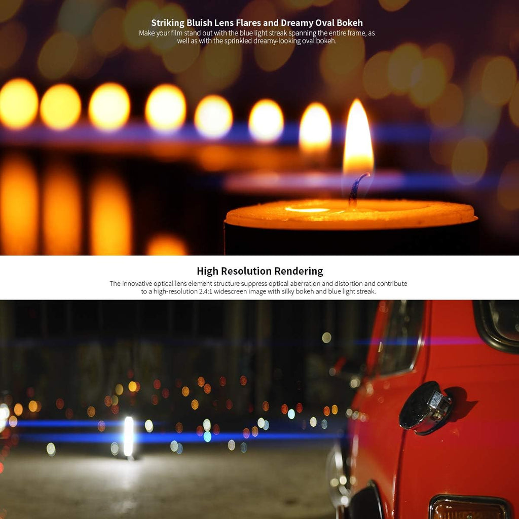 24mm F2.8 1.33X APS-C Anamorphic Lens C720680